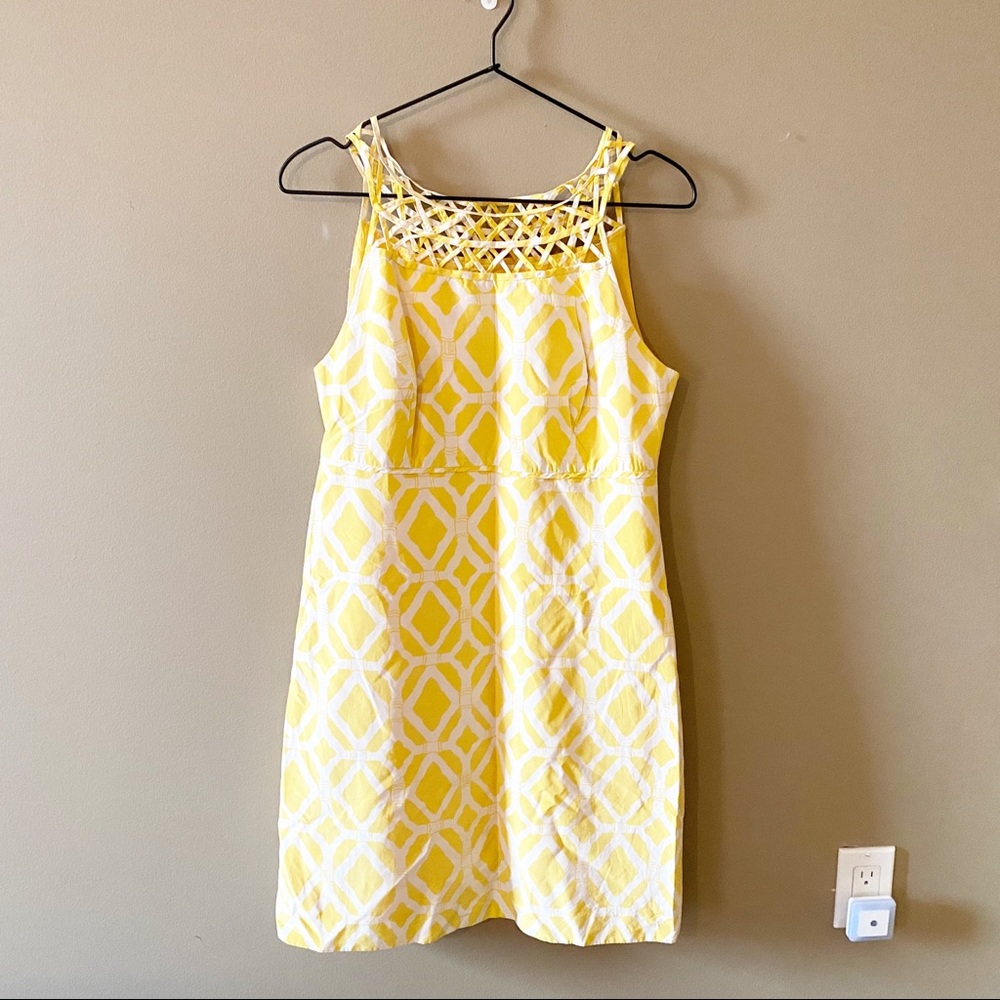 Lilly Pulitzer Jacqueline Yellow Bamboo Dress